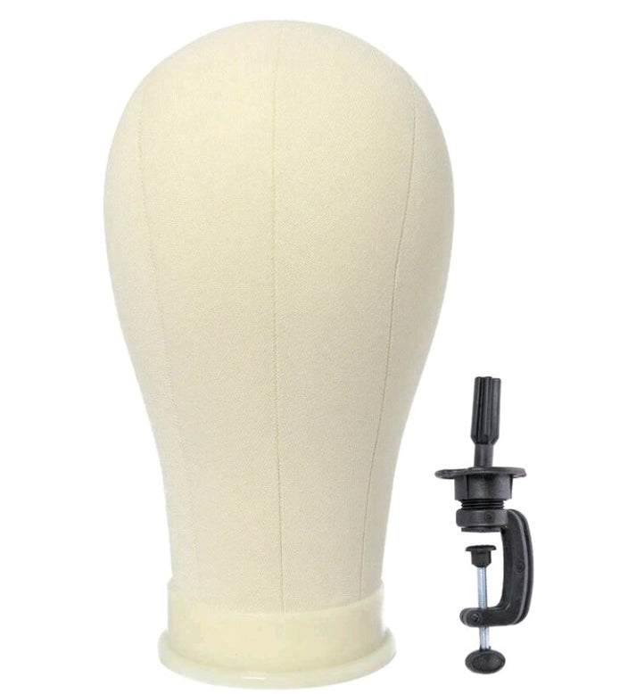 Canvas Mannequin Head With Mount Hole